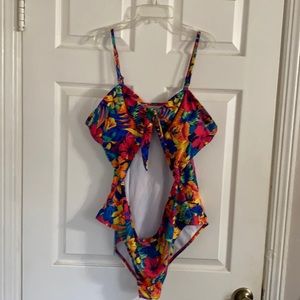 Shein floral one piece swimsuit